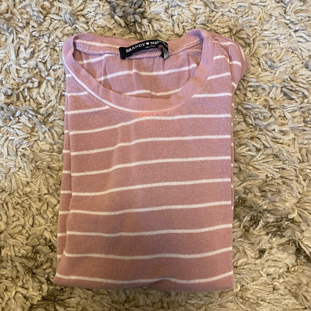 Striped brandy Melville little tee